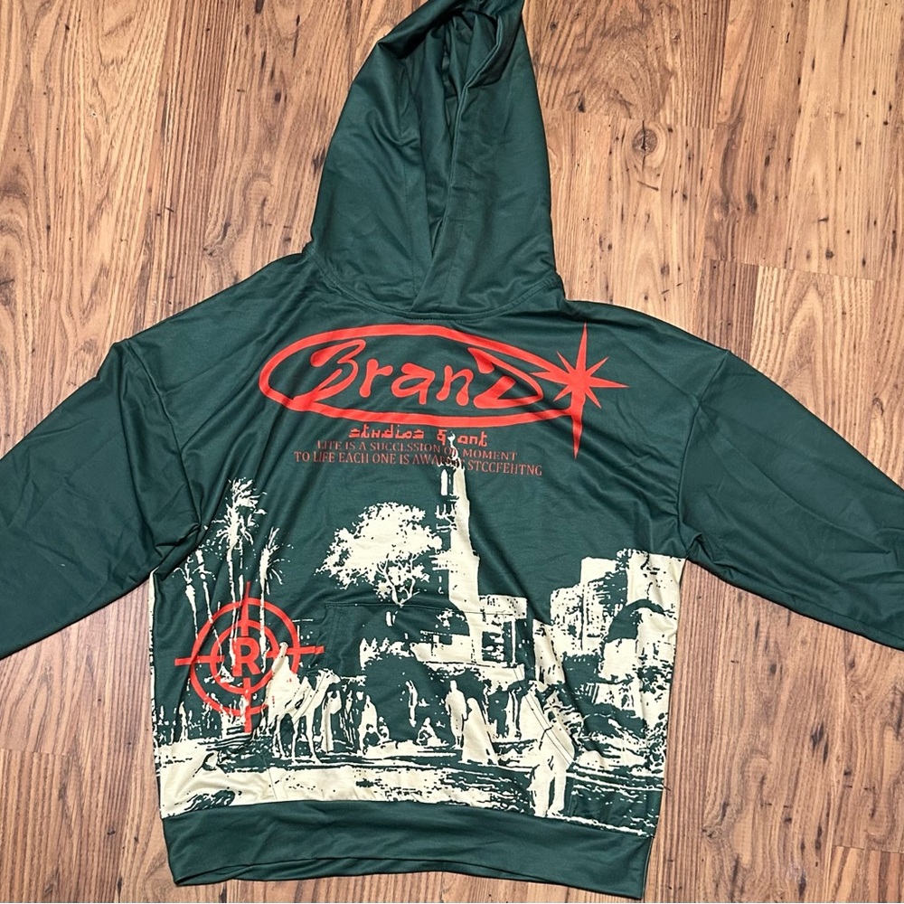 Green Graphic Sweatshirt
